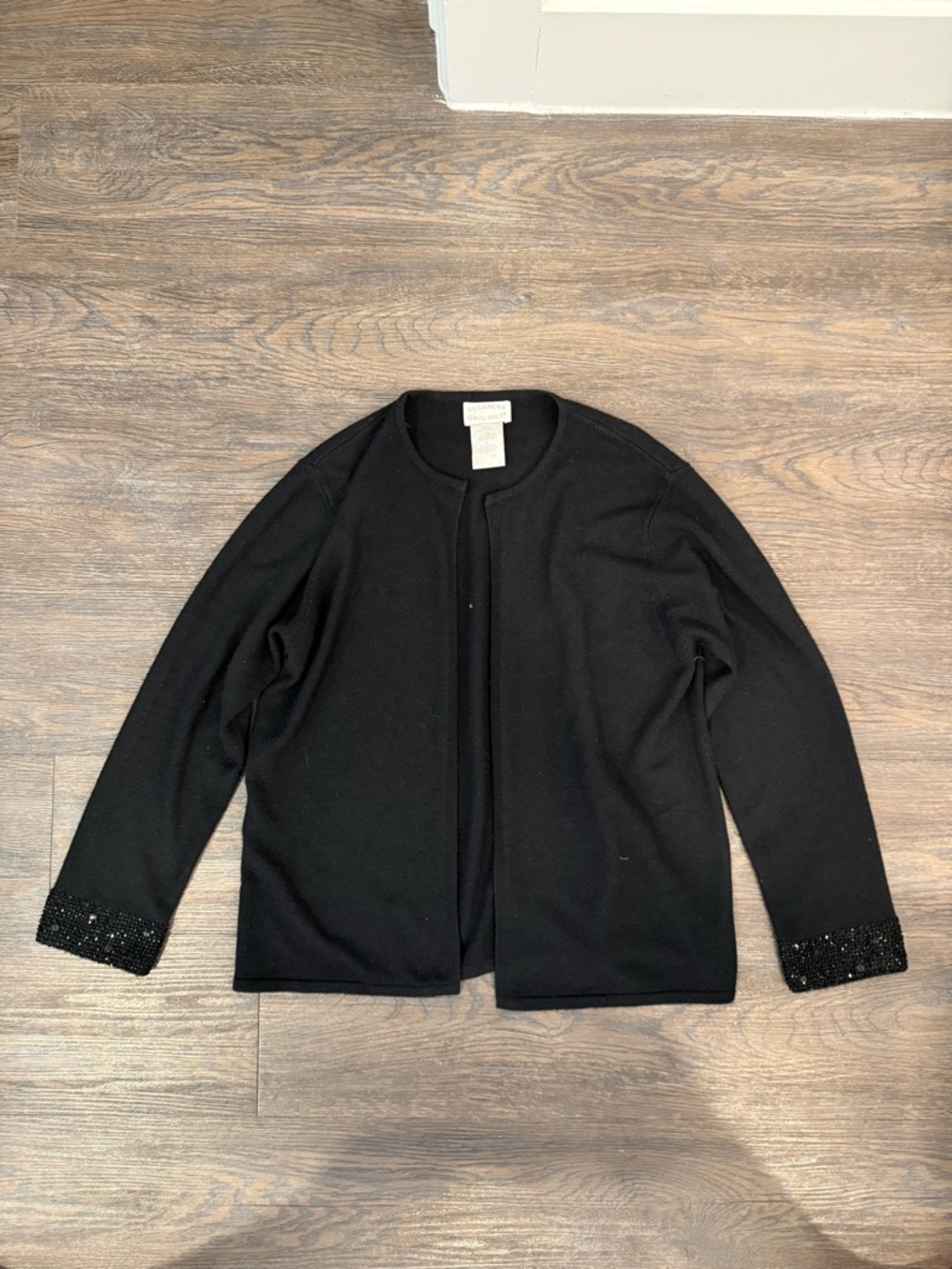 Women’s Black Designers Originals Cardigan Size Medium